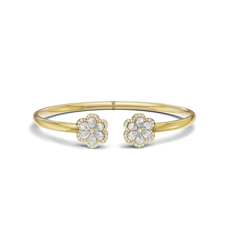 Florielle Twin Bloom Cuff