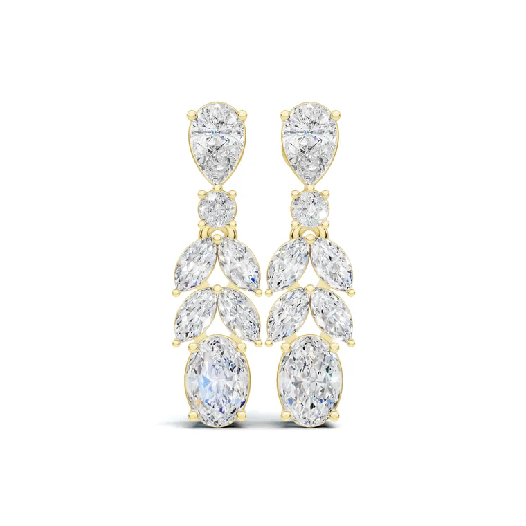 Cascade Marquise Drop Earrings