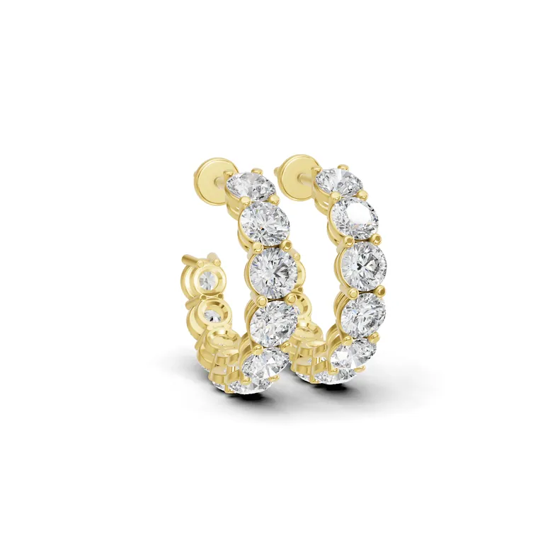 Eternity Diamond Hoops