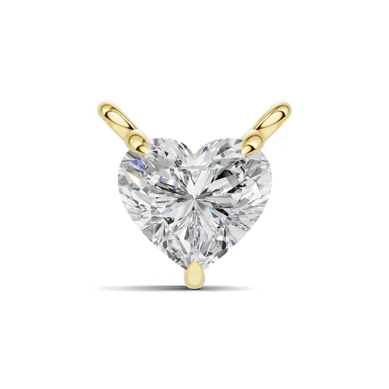 Pure Heart Solitaire Pendant