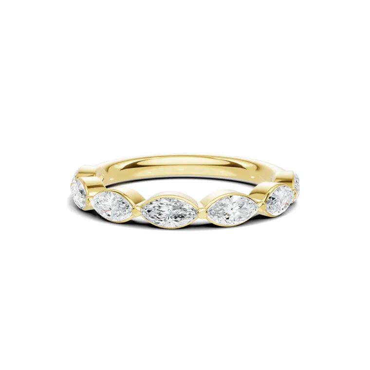 Marquise Bloom Band Ring