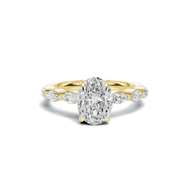 Nyelle Oval Vine Ring