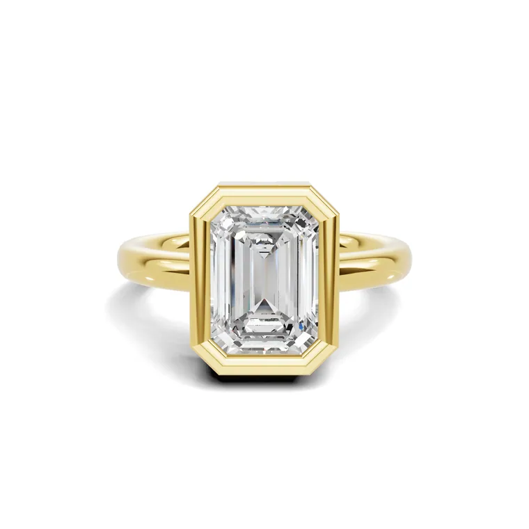Aurelion Emerald Frame Ring