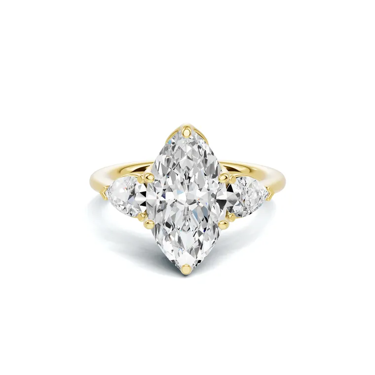 Marquise Radiant Trio Ring