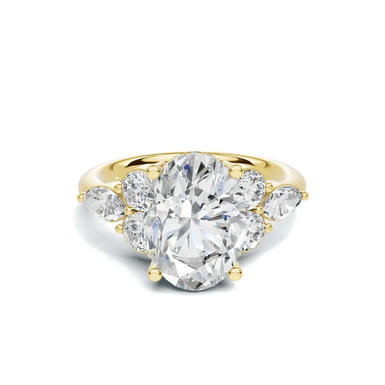 Calivra Oval Petal Ring