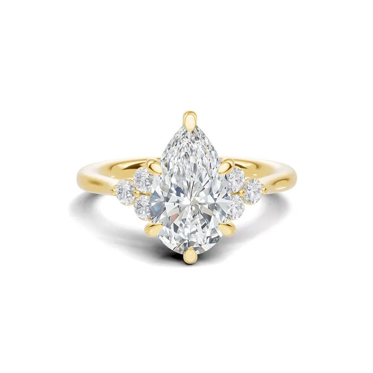 Marquise Celeste Solitaire Ring