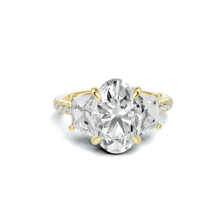 Vireya Cushion Cross Ring