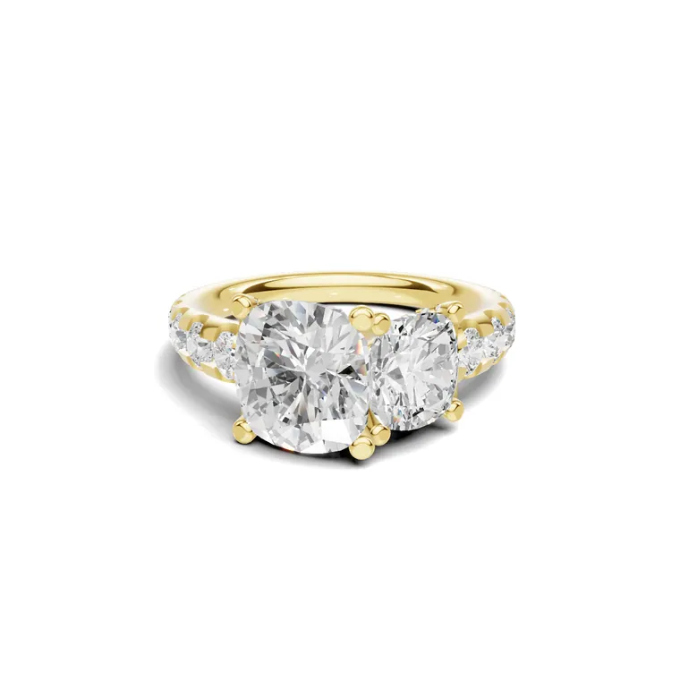 Round Diamond Accent Ring